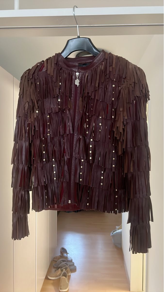 Giacche: Extravagante Lederjacke im Fransenlook - Ein Hingucker! – Nuovo e nell'imballaggio originale da Zürich venduto da gri_bdj5