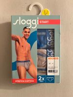 Slips men Midi, SLOGGI START,  Grösse S (Blau und Grau)