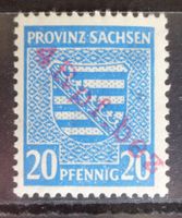 WITTENBERG-LUTHERSTADT 1946: Aush.-Ausgabe 4 a. 20 Rpf., **