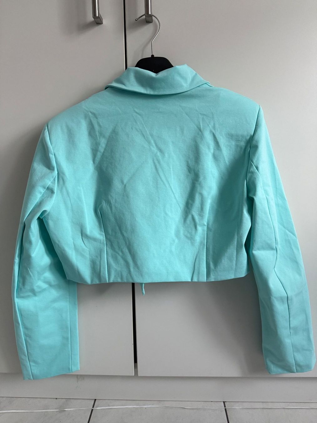 Giacche: Crop Blazer New Collection - Türkis - Grösse ca. 38/40 – Difettoso da Eschenbach SG venduto da Peachick 2