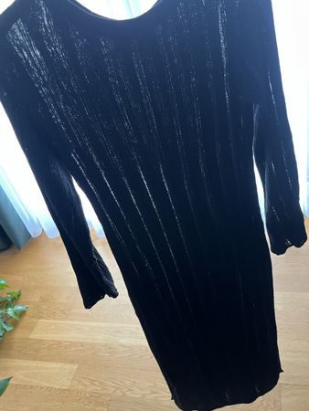 Schwarzes langes Kleid, Gr. L, neuwertig