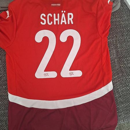 Schweiz Trikot #22 Schär Grösse S EM 2024