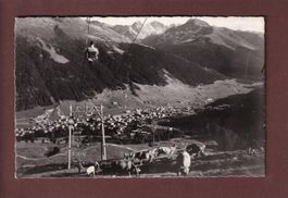 DAVOS - Sessellift am Strelapass - 1949