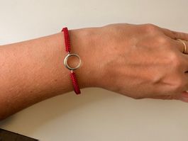 Cordel-Armband Silber 925