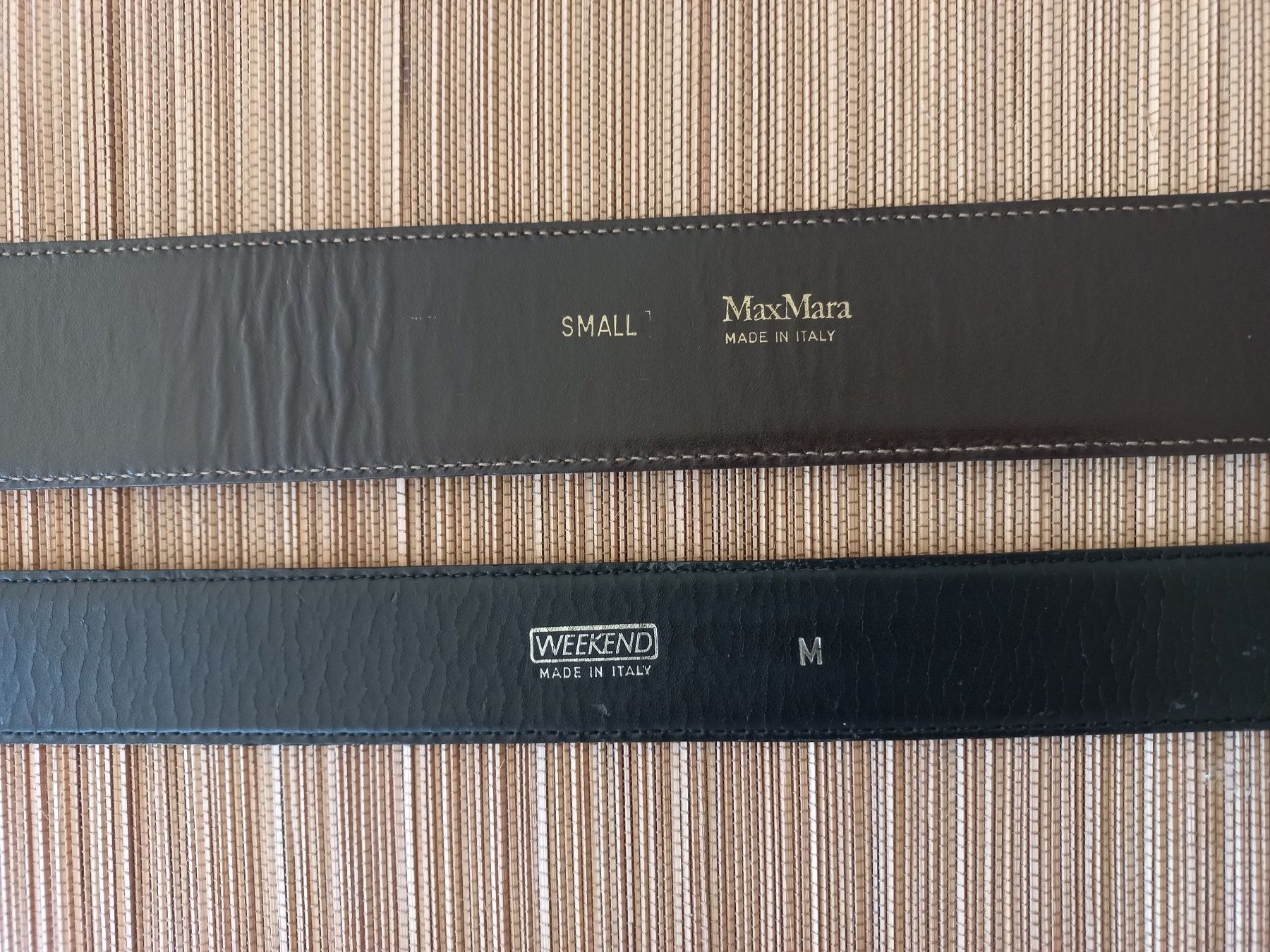 Max Mara Gürtel: 2 Max Mara Ledergürtel, braun + schwarz, einzeln möglich – Gebraucht aus Kaufdorf von EdelmannPaPrintGmbH 2