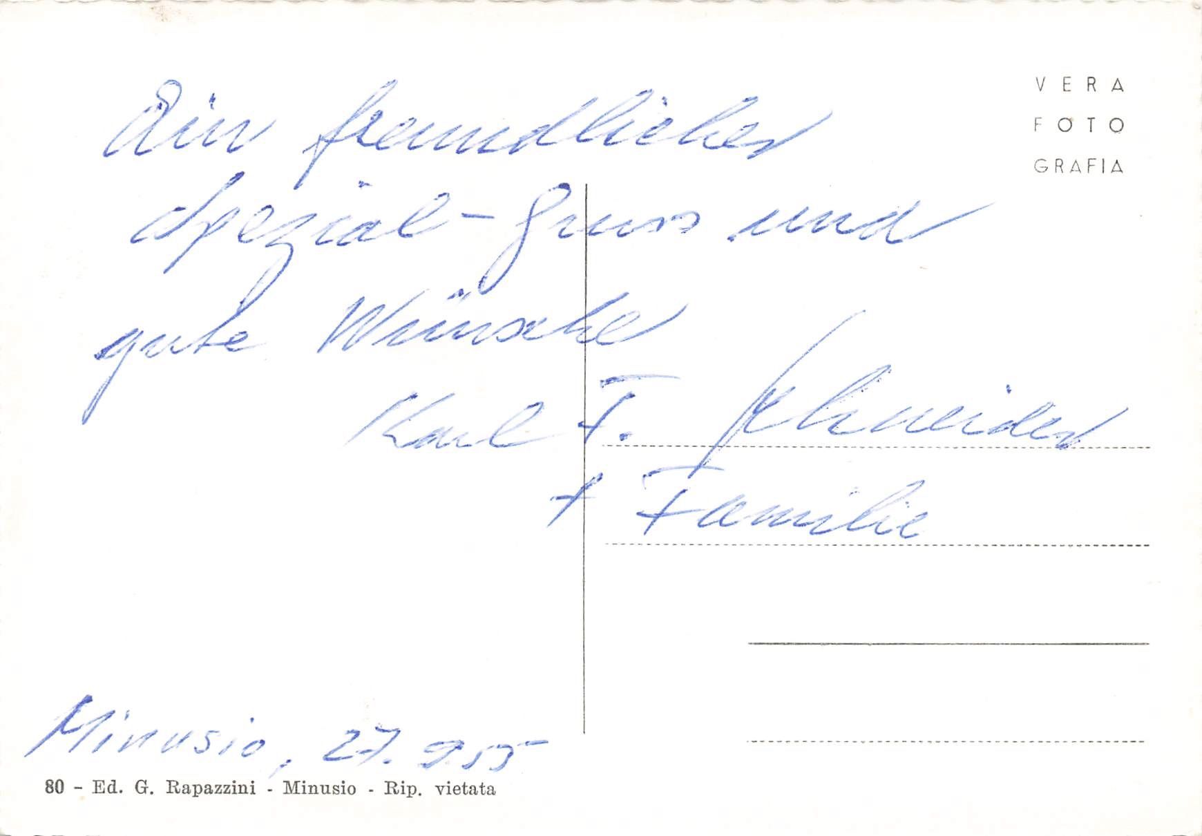 Cartoline postali: Minusio (TI) Panorama G – Usato da Biasca venduto da Blenio71 1