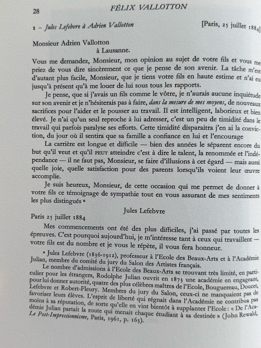 Libri: Félix Vallotton: Documents pour une biographie - 2 Bände – Usato da Adliswil venduto da buch_und_kunst 3