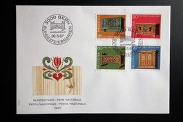 1987 FDC CH Museen / Bauernmöbel