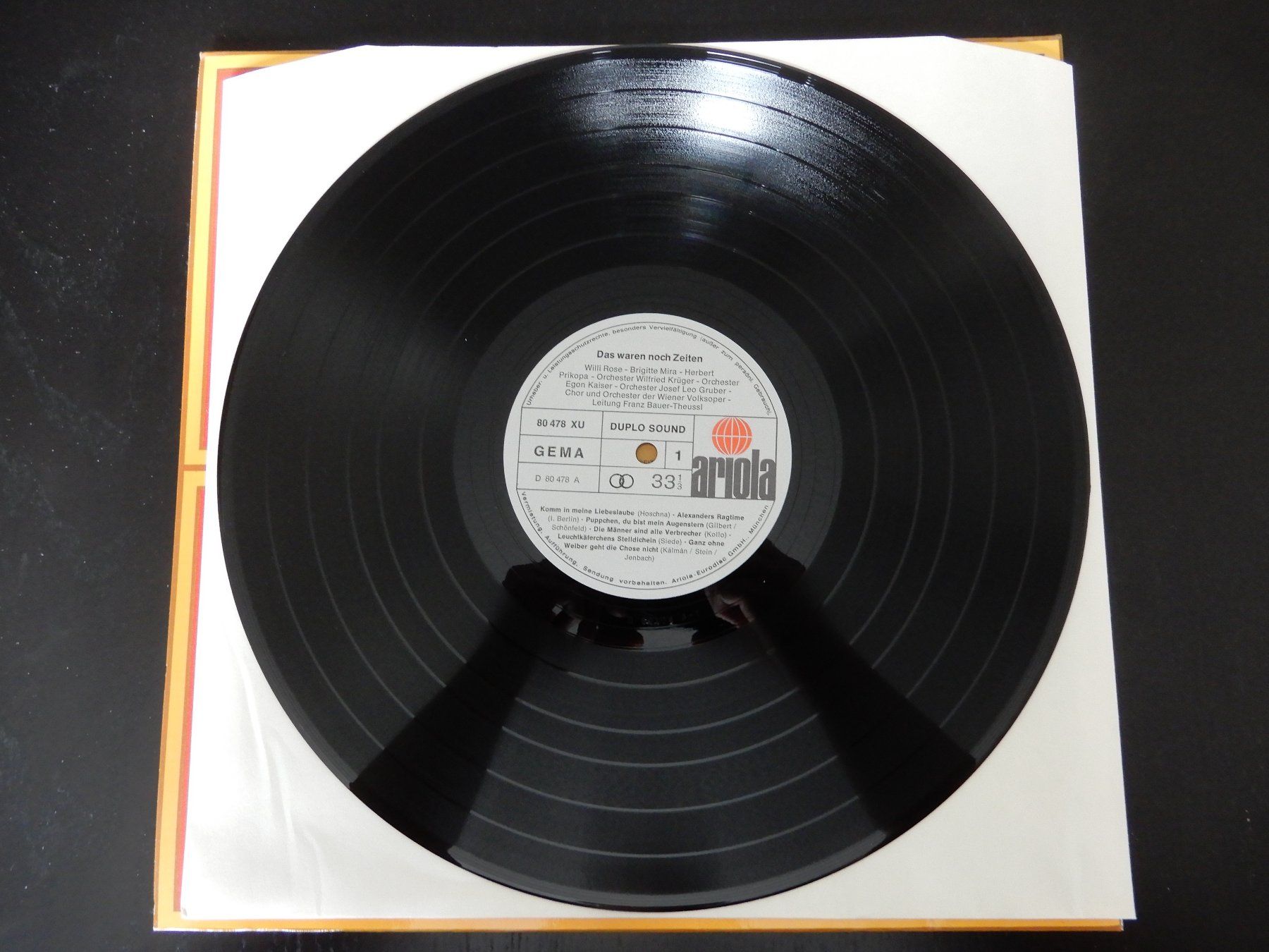 Schallplatten: Various-Das Waren Noch Zeiten - Schlagerrückblende 1910-1933 – Gebraucht aus Erstfeld von Mario_boe0 3