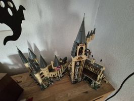 Lego Harry Potter Schloss Hogwarts Modell aufgebaut