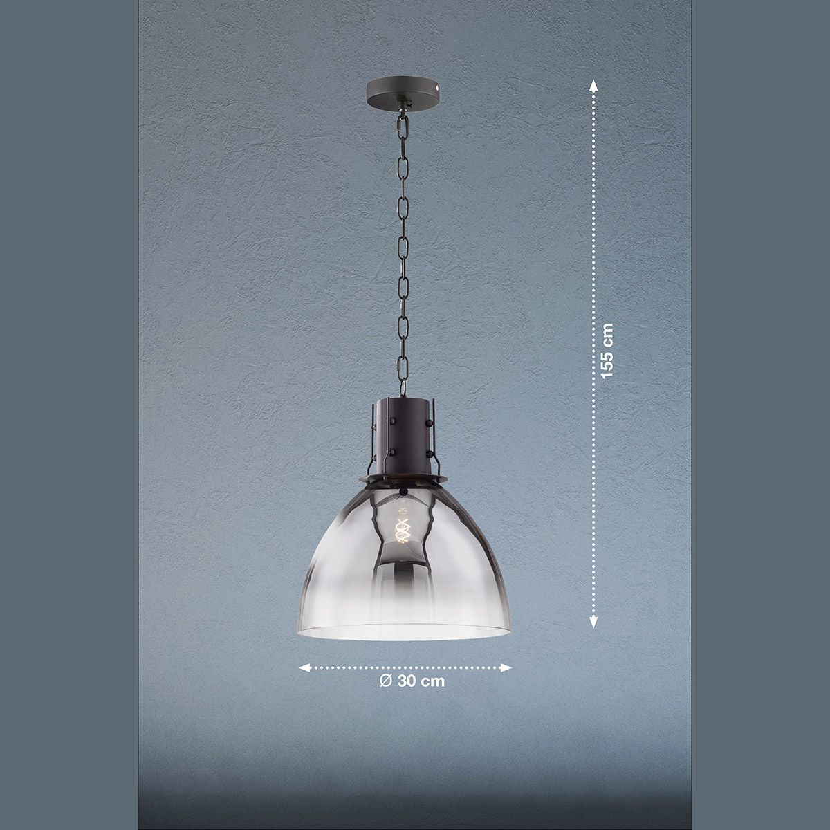 Lampadari & plafoniere: Pendelleuchte, Schwarz, 30 cm Ø – Nuovo (secondo la descrizione) da Kreuzlingen venduto da Smart-Light 2