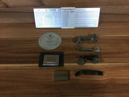 Posten gebrauchte Messmittel und ISO Schablonen