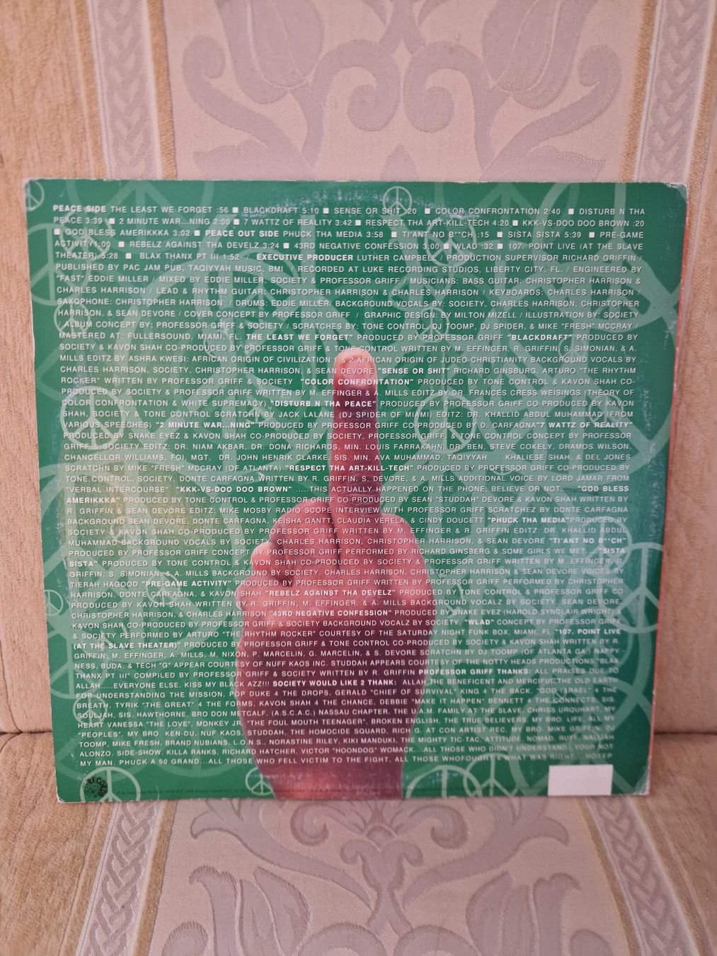 Dischi in vinile: Vinyl / Professor Griff - Disturb n tha peace LP – Usato da Schönenwerd venduto da CAN51 1