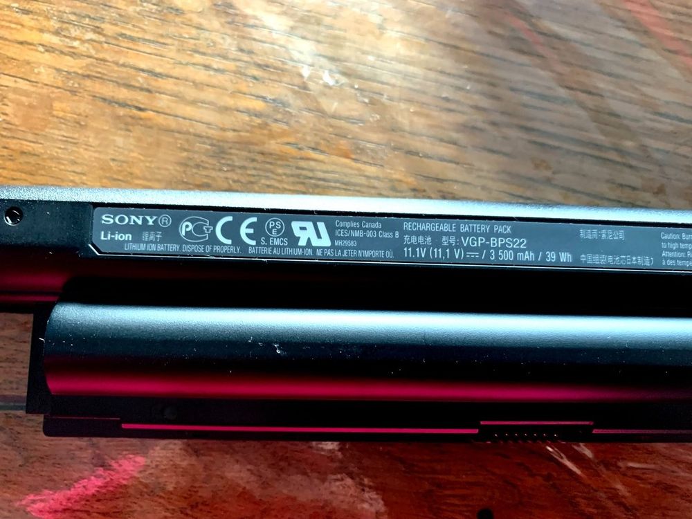 Exmate 5200 mAh laptopbatterij VGP-BPS22 VGP-BPS22A VGP-BPL22 voor Sony Vaio PCG-61211M PCG-61611M PCG-71211M PCG-71211V PCG-71212M VPCEA VPCEA24FM VPCEE22FX VPCEE23FX VPCEB VPCEB PCEB1S1E VPCEB11FM