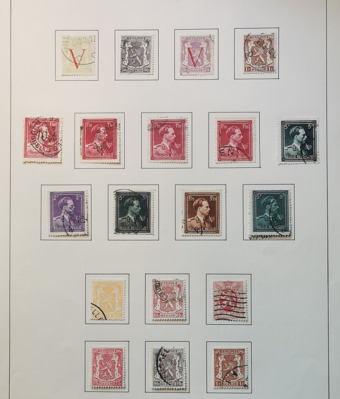 Tous les timbres: Belgien – D'occasion à Aadorf par Chnorli-Furz