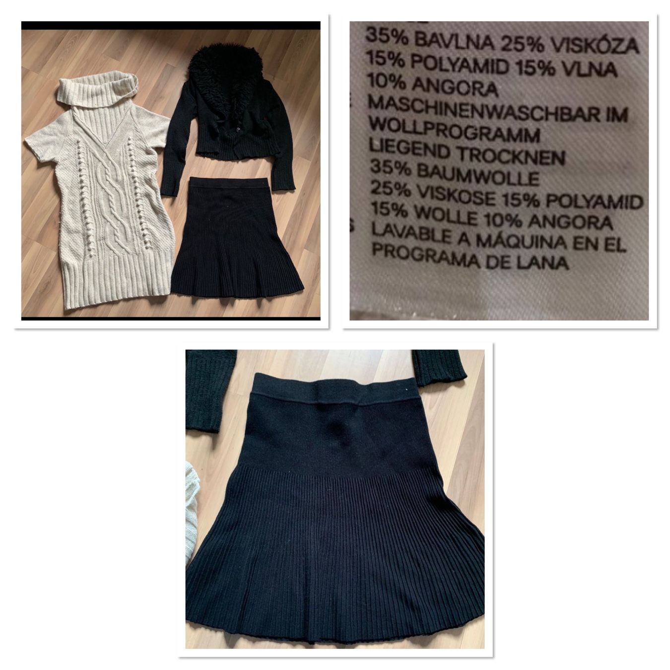 Kleiderpakete: Kleiderset mit Angora Kleid – Gebraucht aus Hochdorf von Forestgreen