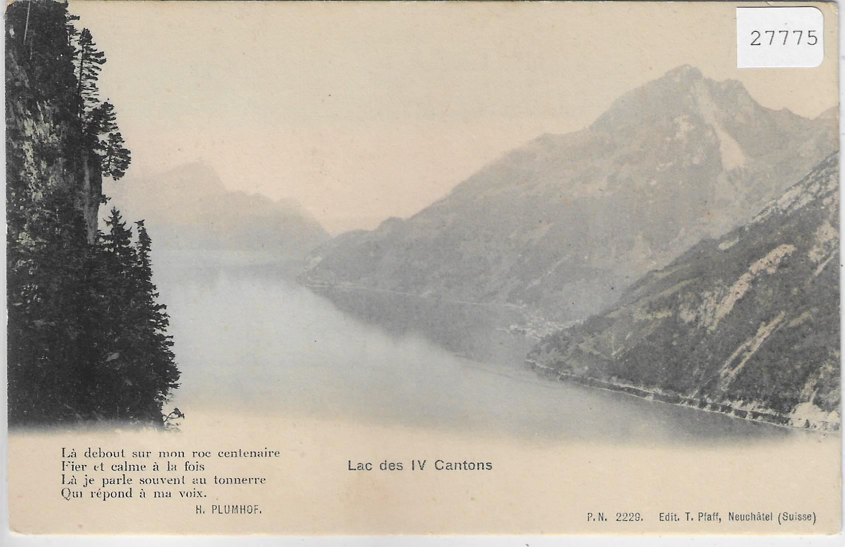 Ansichtskarten: Lac des IV Cantons – Gebraucht aus Ettingen von Kartenplanet