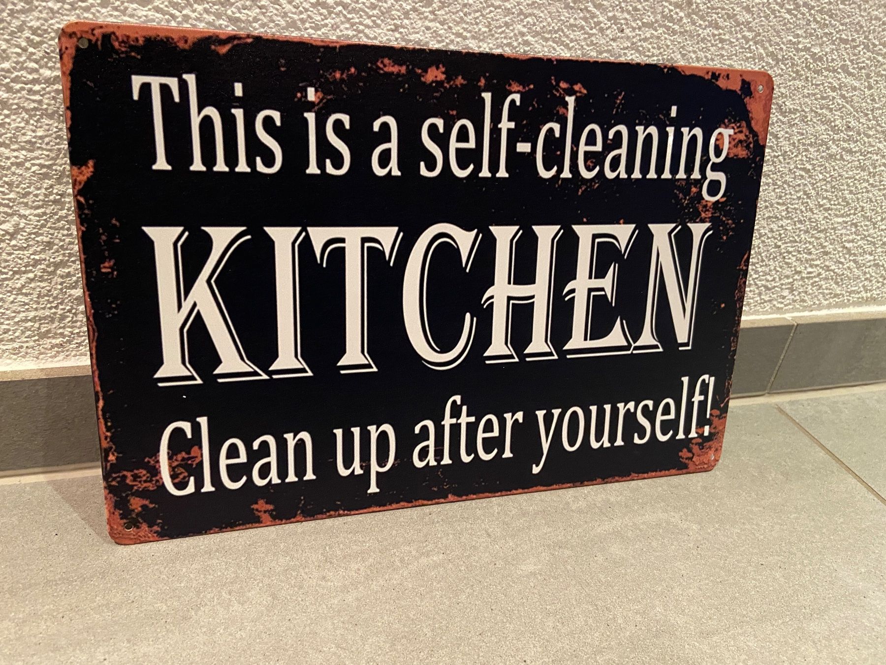 Schilder: KITCHEN SCHILD VINTAGE BLECHSCHILD NEU 1 Pcs. – Neu und originalverpackt aus Seon von Aaargauer01 4