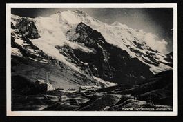 Kleine Scheidegg, Jungfrau  1937 top s.w. Ansicht  (E9