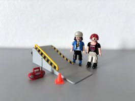 Playmobil Skater mit Rampe Skateboarder