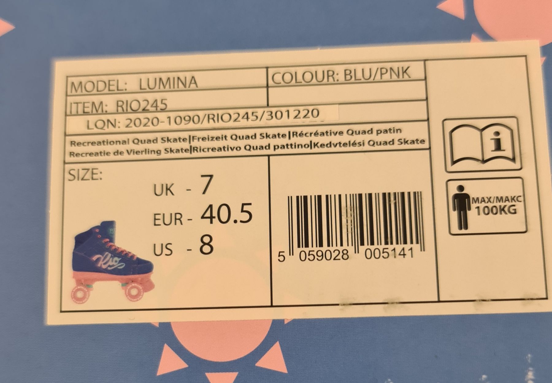 Rio Roller Inline-Skating & Rollschuhe: Patins a roulette, neuf, Rio Roller, taille 40.5 – Neu und originalverpackt aus Sugiez von factorysportoutlet 5