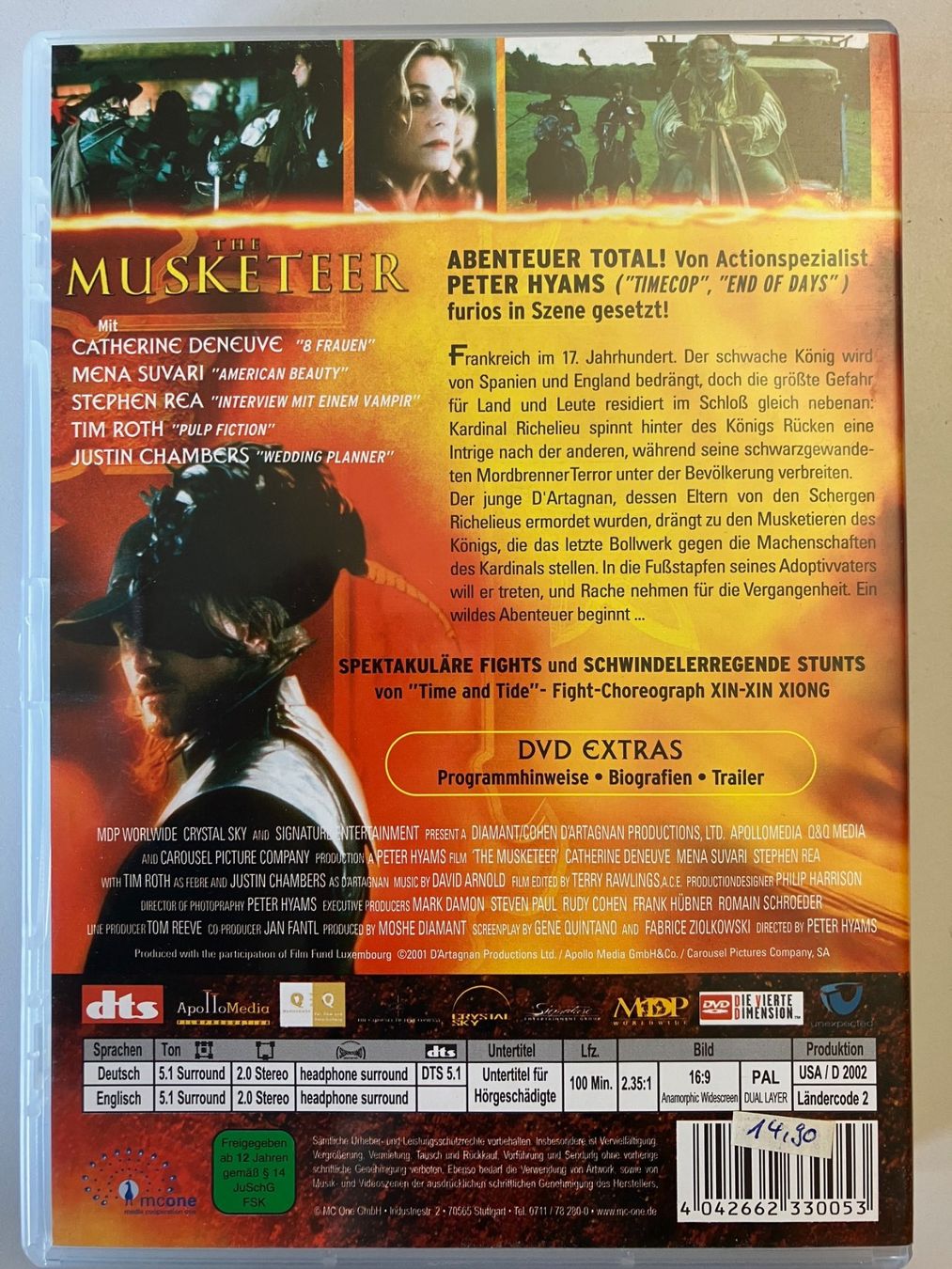 Tutti i DVDs: DVD The Musketeer – Usato da Thun venduto da Rebeccat 1