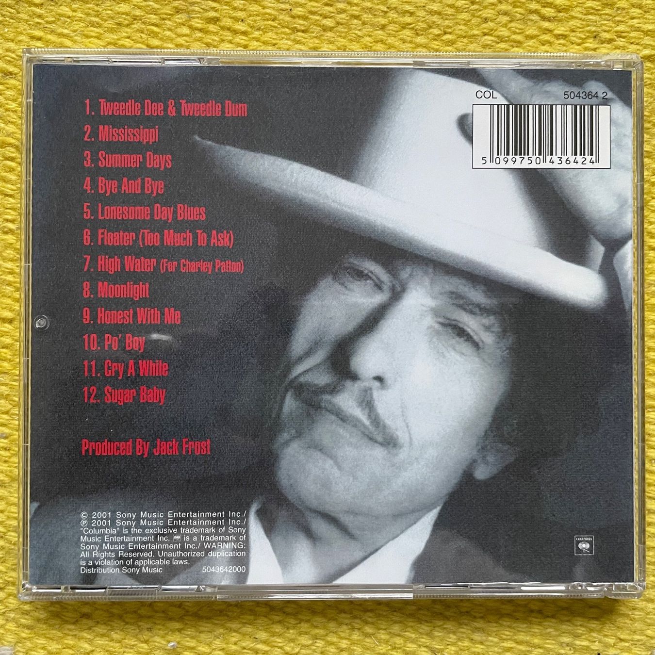 CD: BOB DYLAN-LOVE AND THEFT – Usato da Rorschacherberg venduto da CD-Roli 1