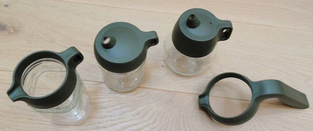 Contenitori & Simili: 4 couvercles de bocaux - Jar Tops – Usato da St-Livres venduto da lune_bleue 2