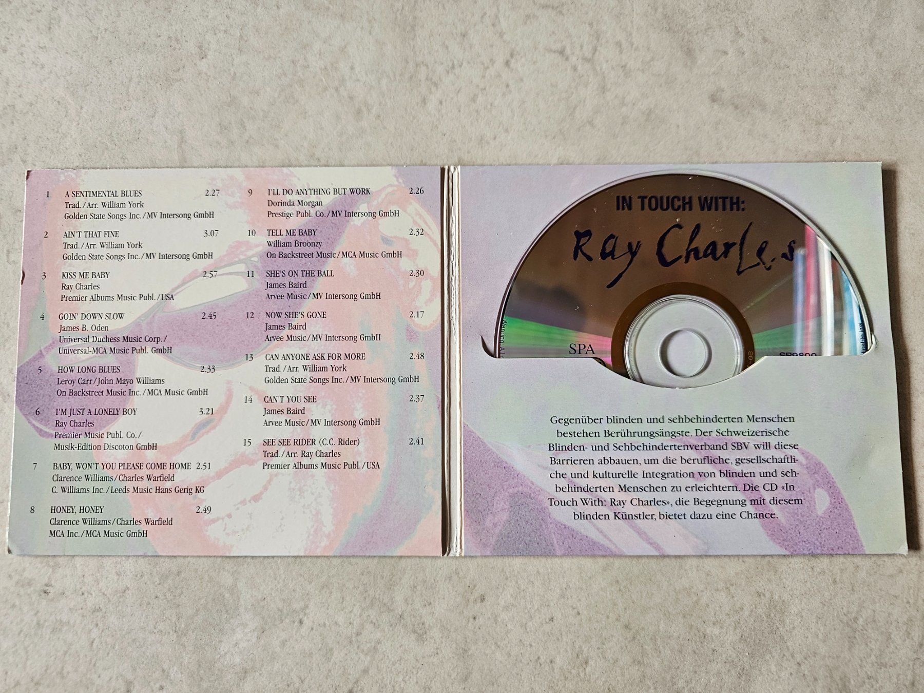 CD: Ray Charles  -  Nothing But The Blues – Usato da Schneisingen venduto da backstore24 1