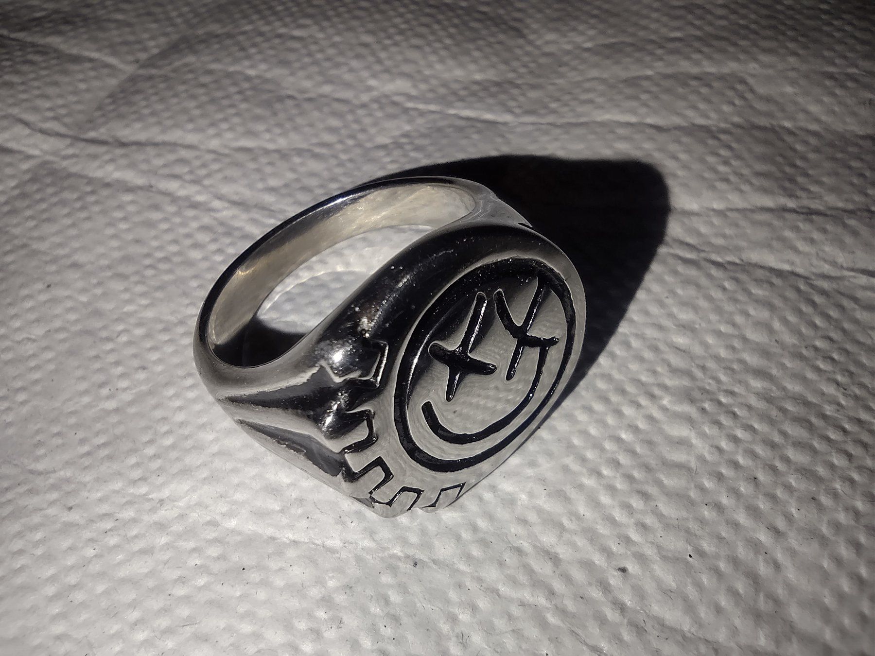 Anelli: BLINK 182 FINGERRING ** RING ** SCHMUCK ** PUNK ** – Nuovo (secondo la descrizione) da Lupfig venduto da Womewome 1
