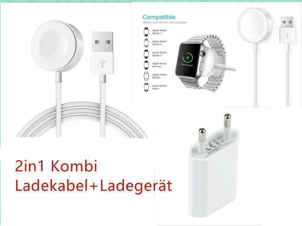 Smartwatch-Zubehör: 2in1 Magnetische Ladekabel Apple Watch – Neu (gemäss Beschreibung) aus Kirchdorf AG von Apost008 1