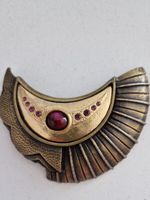 Delora Design Brosche,Goldfarben, Vintage Schmuck