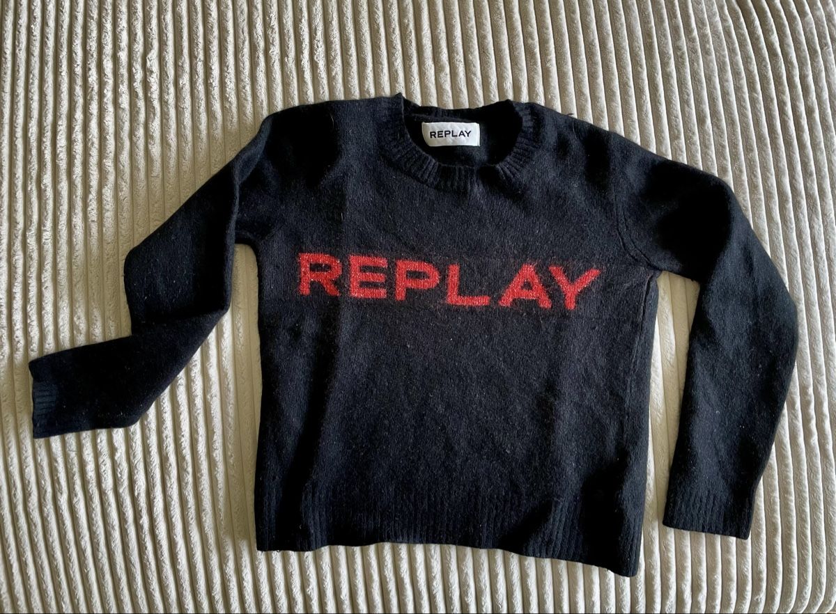 Replay Maglioni & Felpe: BLACK WOOL PULLOVER FROM REPLAY XS – Usato da Zürich venduto da lydia.joray 3