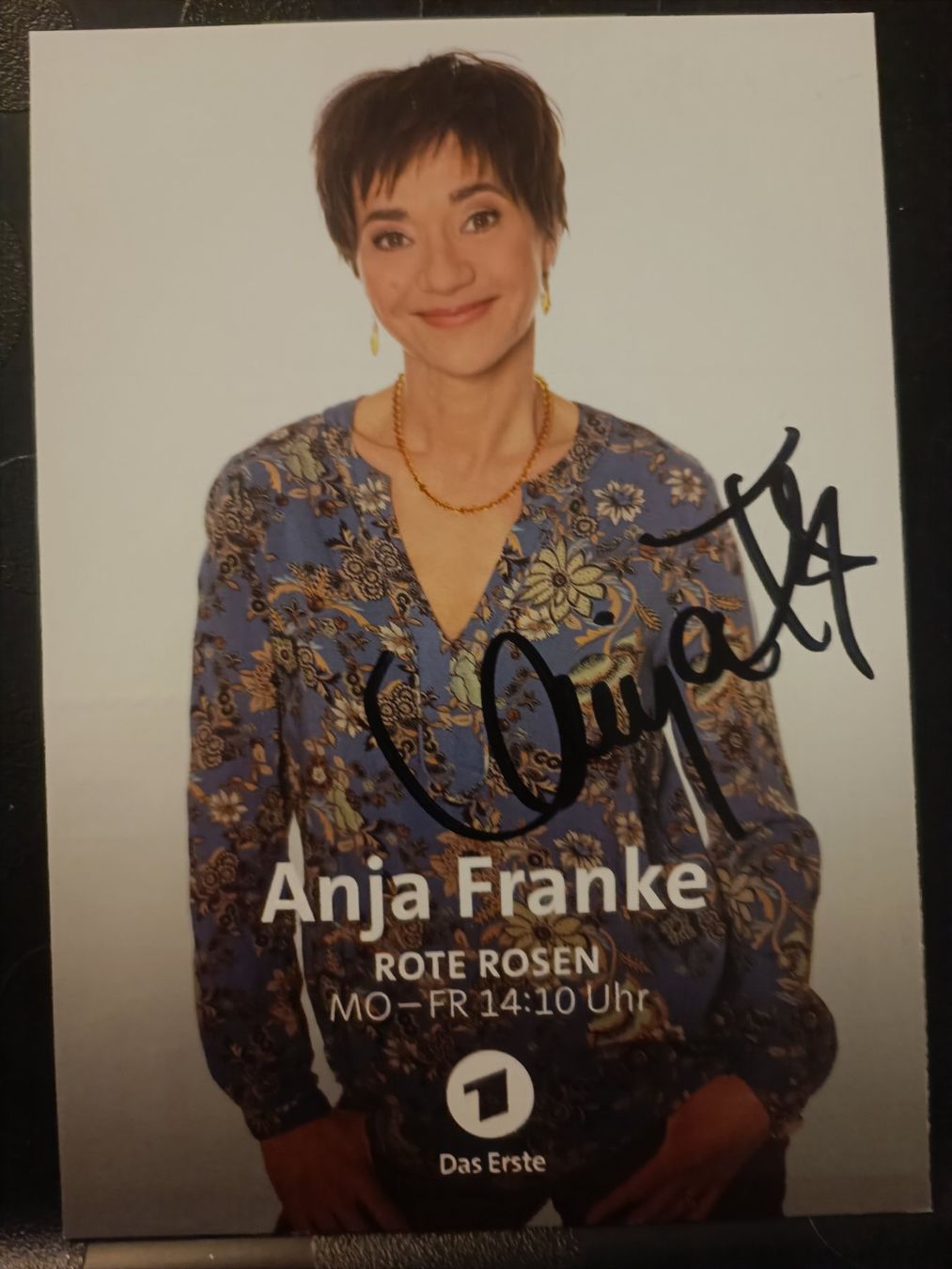Autografi: Anja Franke - handsigniert - Rote Rosen – Usato da Menziken venduto da Artographs