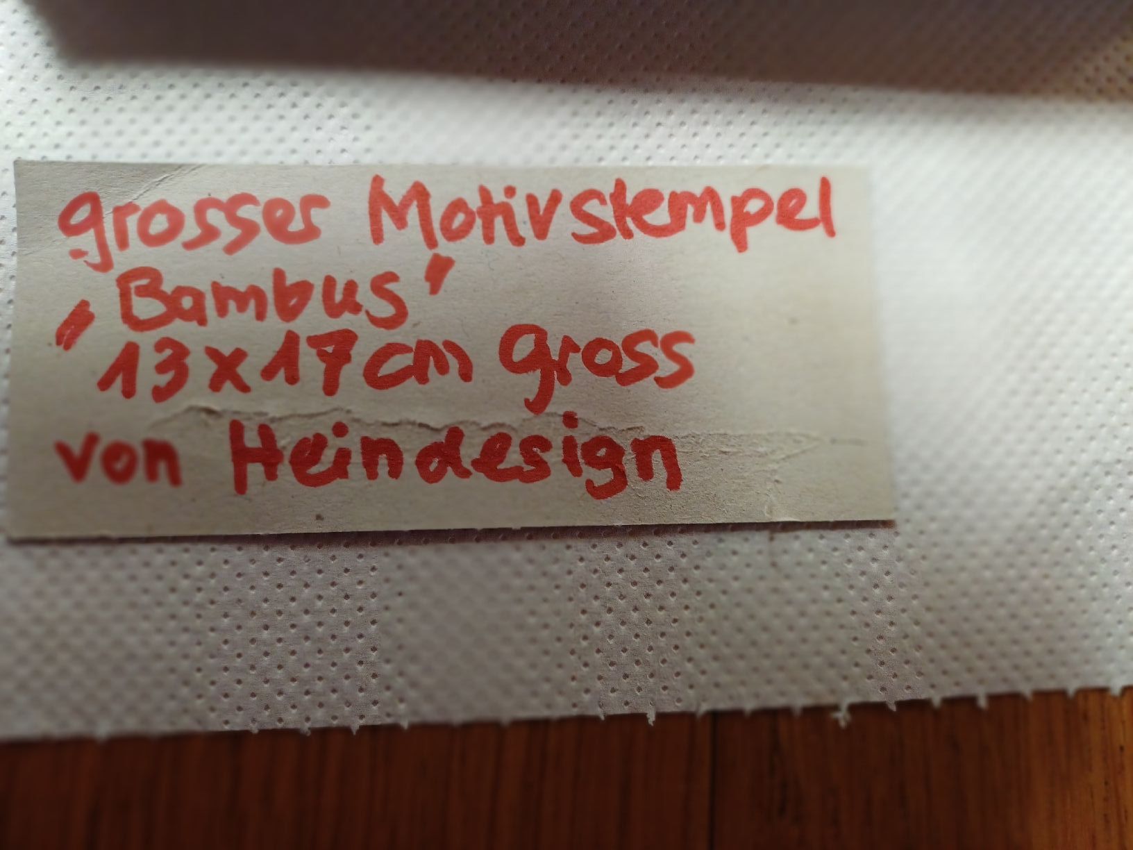 Stempel: grosser Motivstempel Bambus – Neu (gemäss Beschreibung) aus Gächliwil von lesidees 4