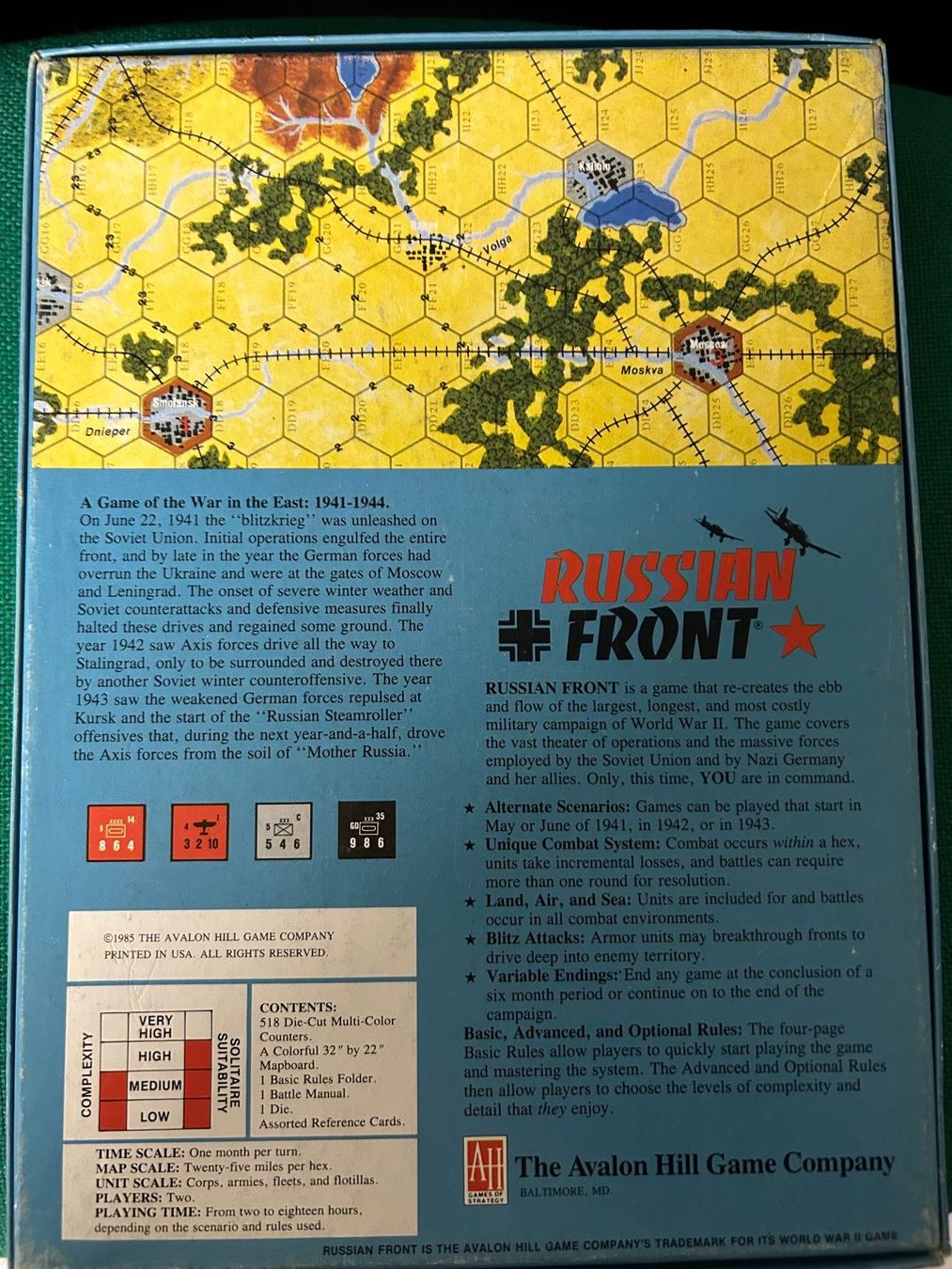 Spiele: Russian Front (1985) – Gebraucht aus Bern von pacolino22 1
