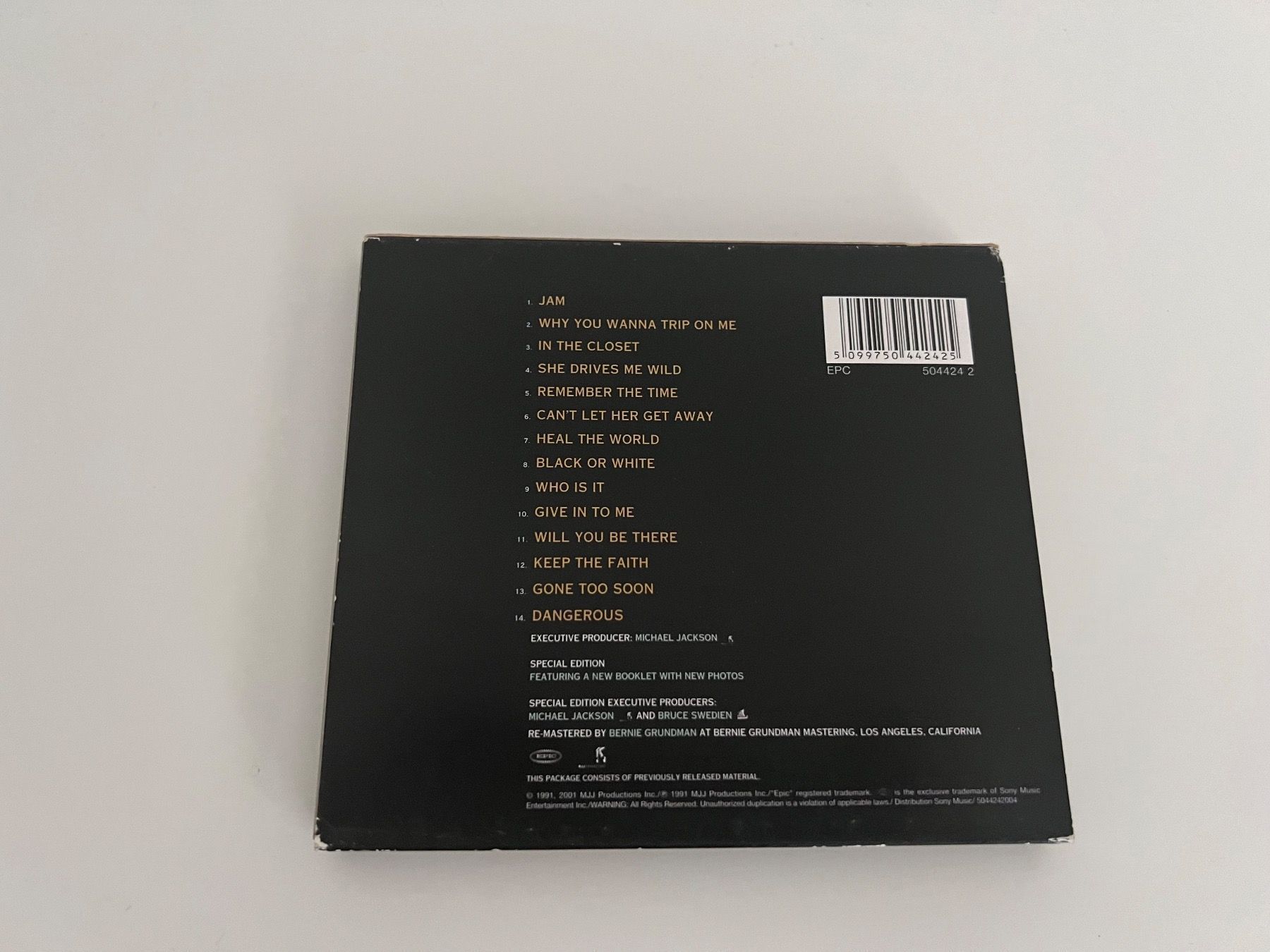 CDs: M.Jackson, Dangerous, Spec.Edition – D'occasion à Lausanne par Sittingredbull 1