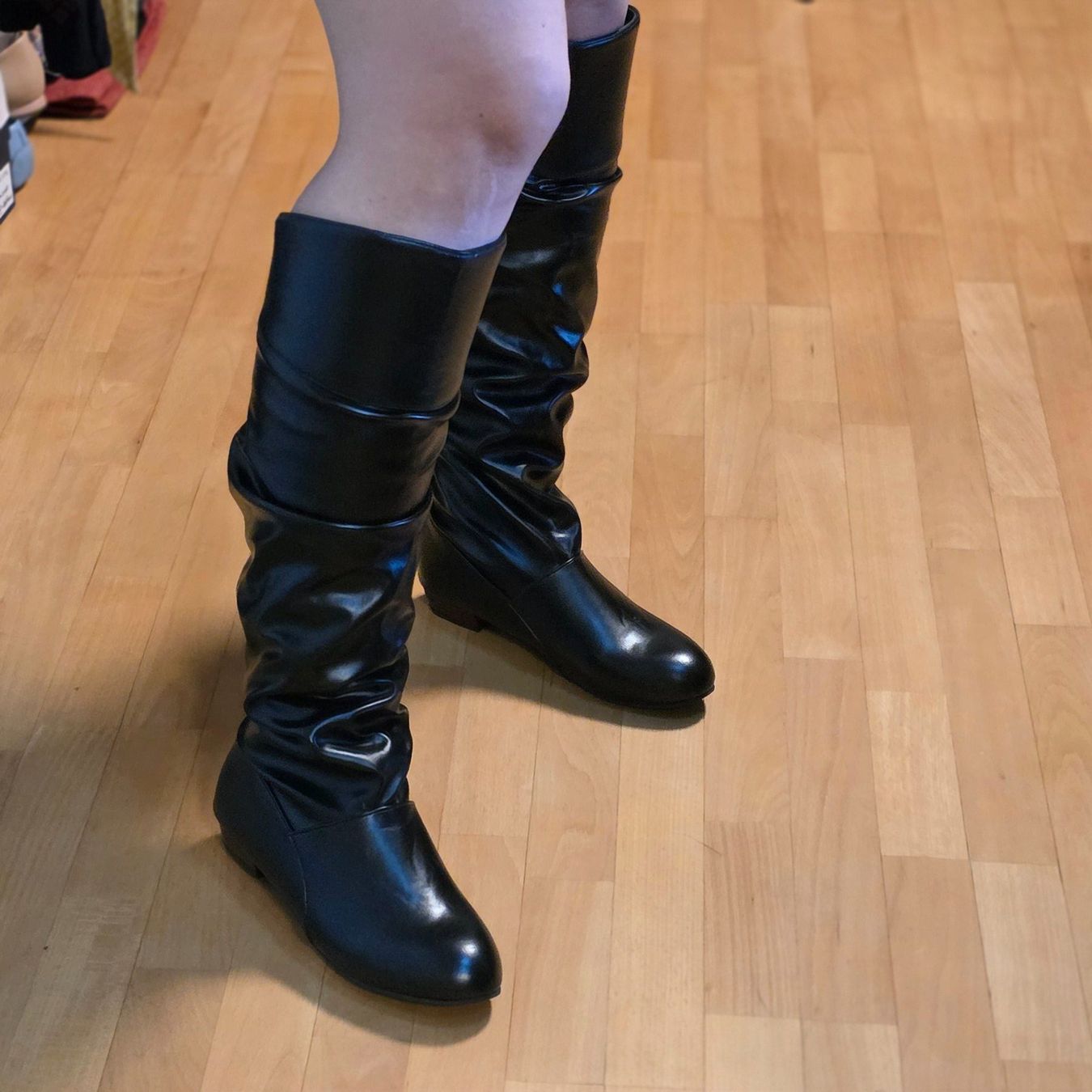 Damenschuhe: Schwarze Stiefel Gr. 40.5 Weitschaft Blockabsatz – Gebraucht aus Wald ZH von CapLux 5