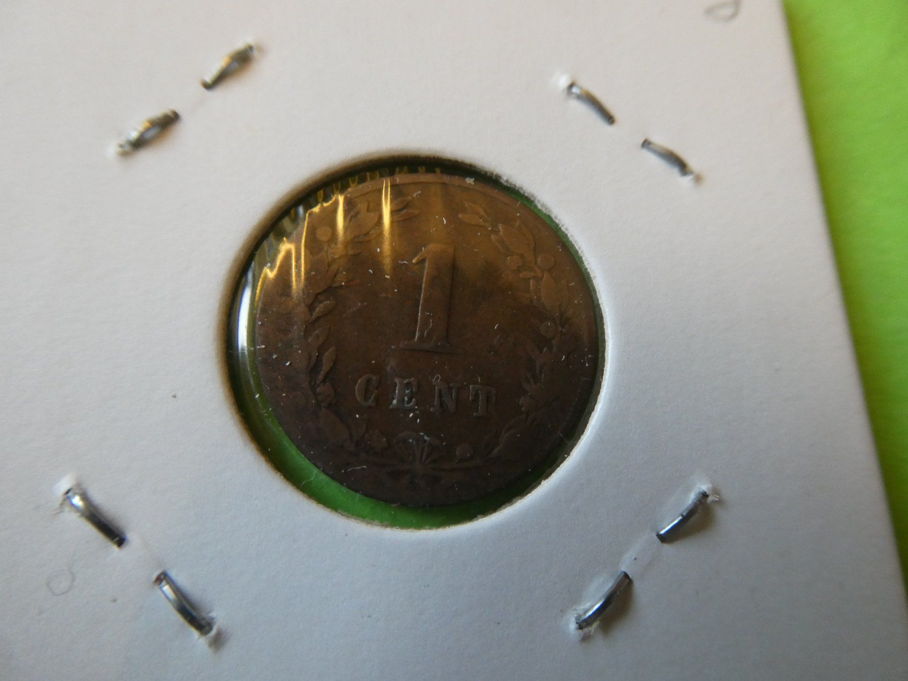 Tutti le monete: Niederlande 1881, 1 Cent – Usato da Hinterforst venduto da Rohusri 1