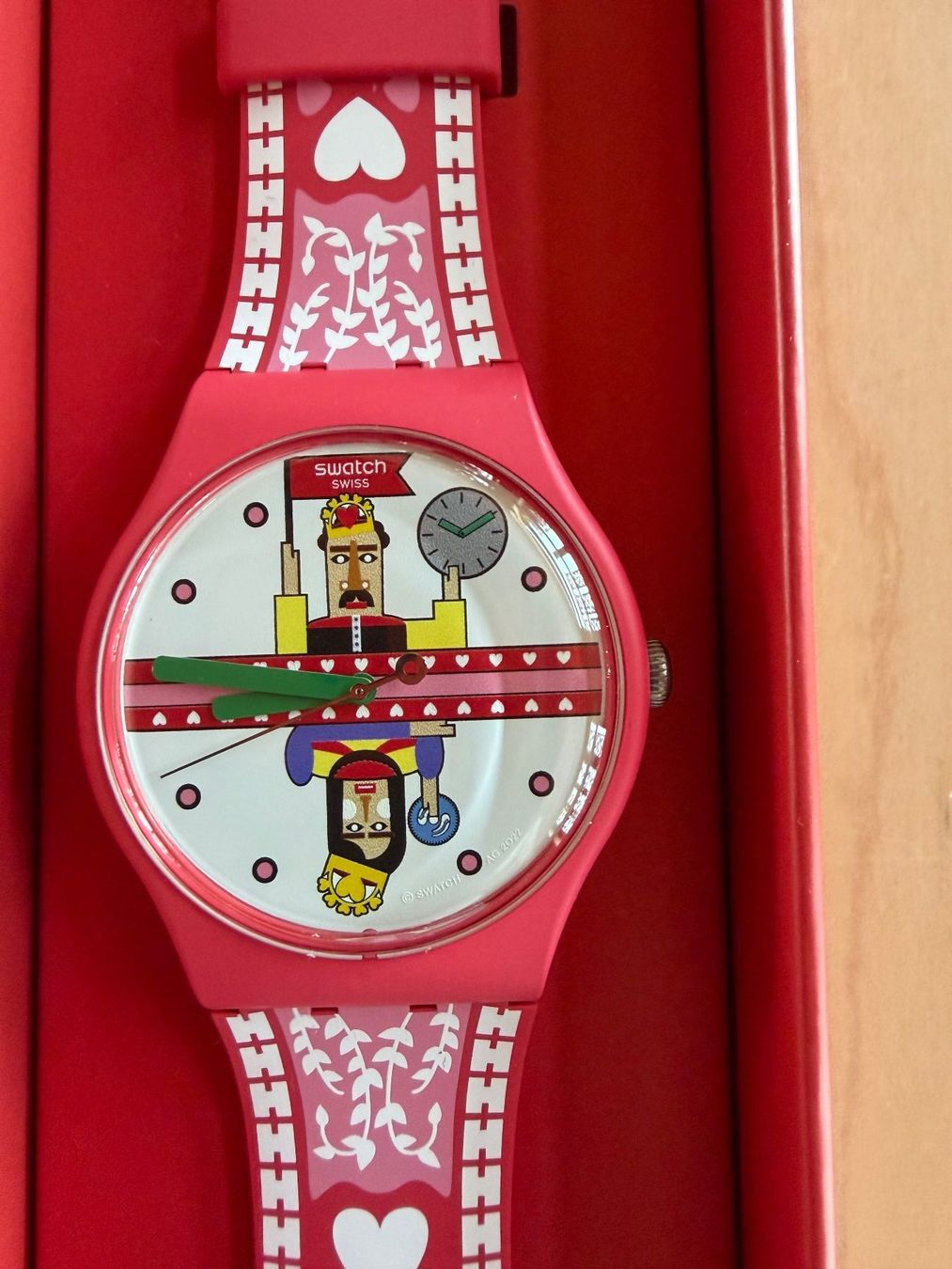 Swatch Smartwatch: Swatch Aktionärsuhr 2022 Ceramic rot S032R100 – Nuovo e nell'imballaggio originale da Romanshorn venduto da sus_6k72