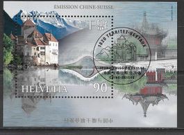 Sonderblock 960 China / Schweiz ET Territet 25.11.1998