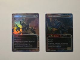 Hobbit 2 Thorin foil full art foil cards (202 + 209) – M