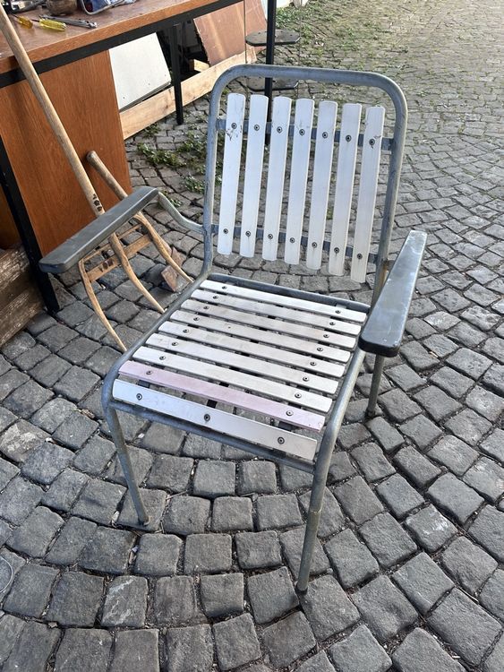 Retro Gartenstuhl, 50er Jahre Look Embru/ Bigla? Acheter sur Ricardo