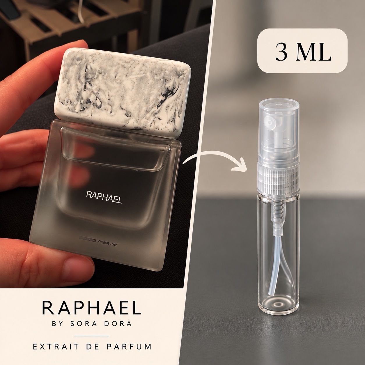 Parfum & Eau de Toilette: Raphael by Sora Dora Extrait de parfum 3ml sample – Neu (gemäss Beschreibung) aus Kriens von Cloudyroom