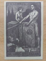 Exlibris Bruno Heroux - Original Holzstich