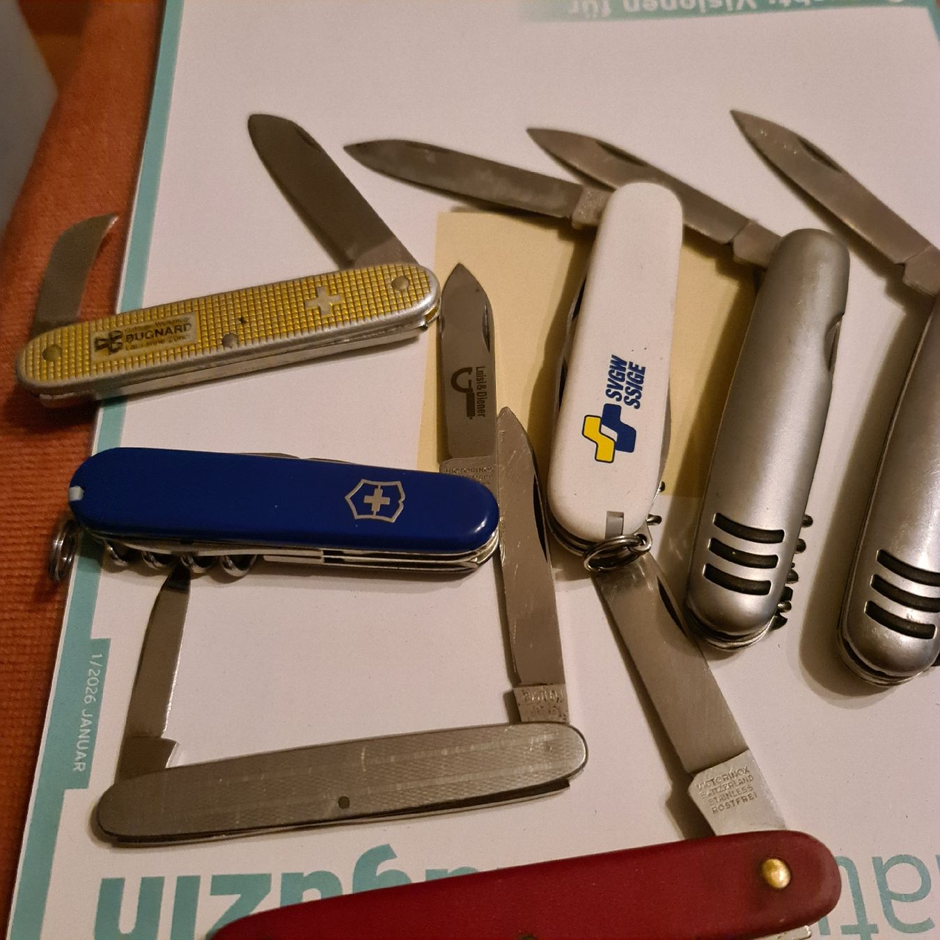 Taschenmesser: 7 Taschenmesser – Gebraucht aus Zürich von jaa_8n7l 2
