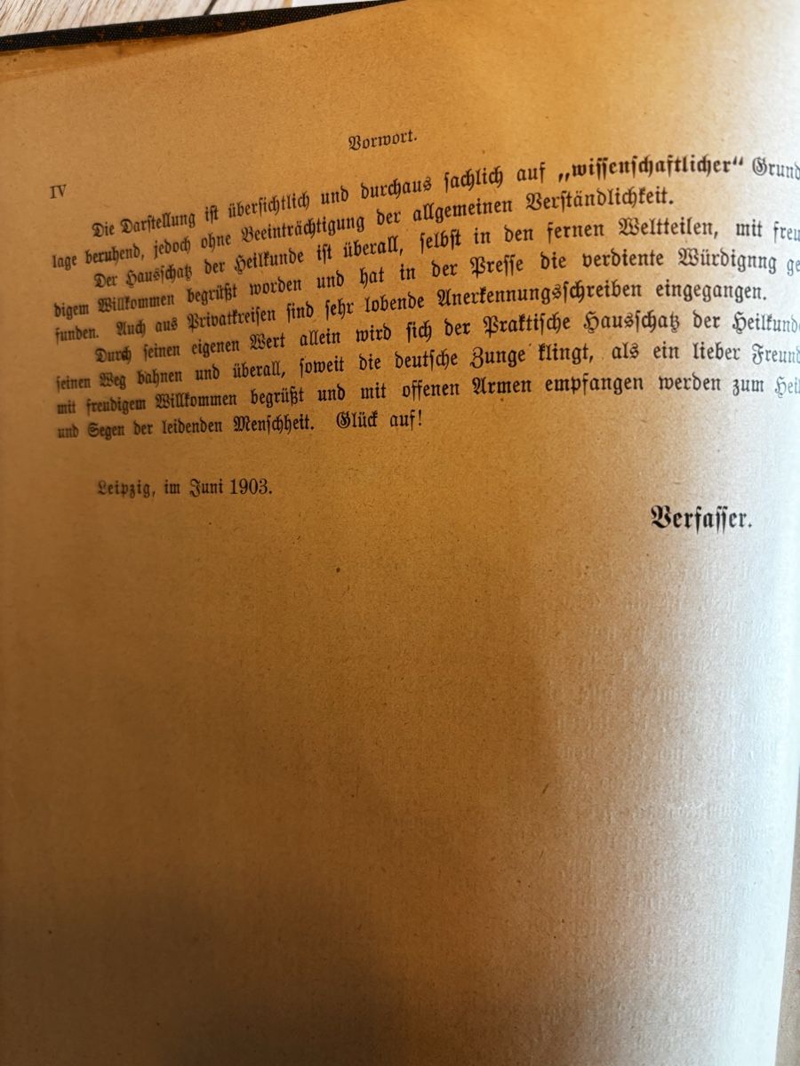 Libri: Buch / Sachbuch / Heilkunde 1903 – Usato da Emmenbrücke venduto da mel_7lqf 3