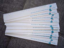 Lineal  30 cm für Schule etc. (Set von 12 Stk.)