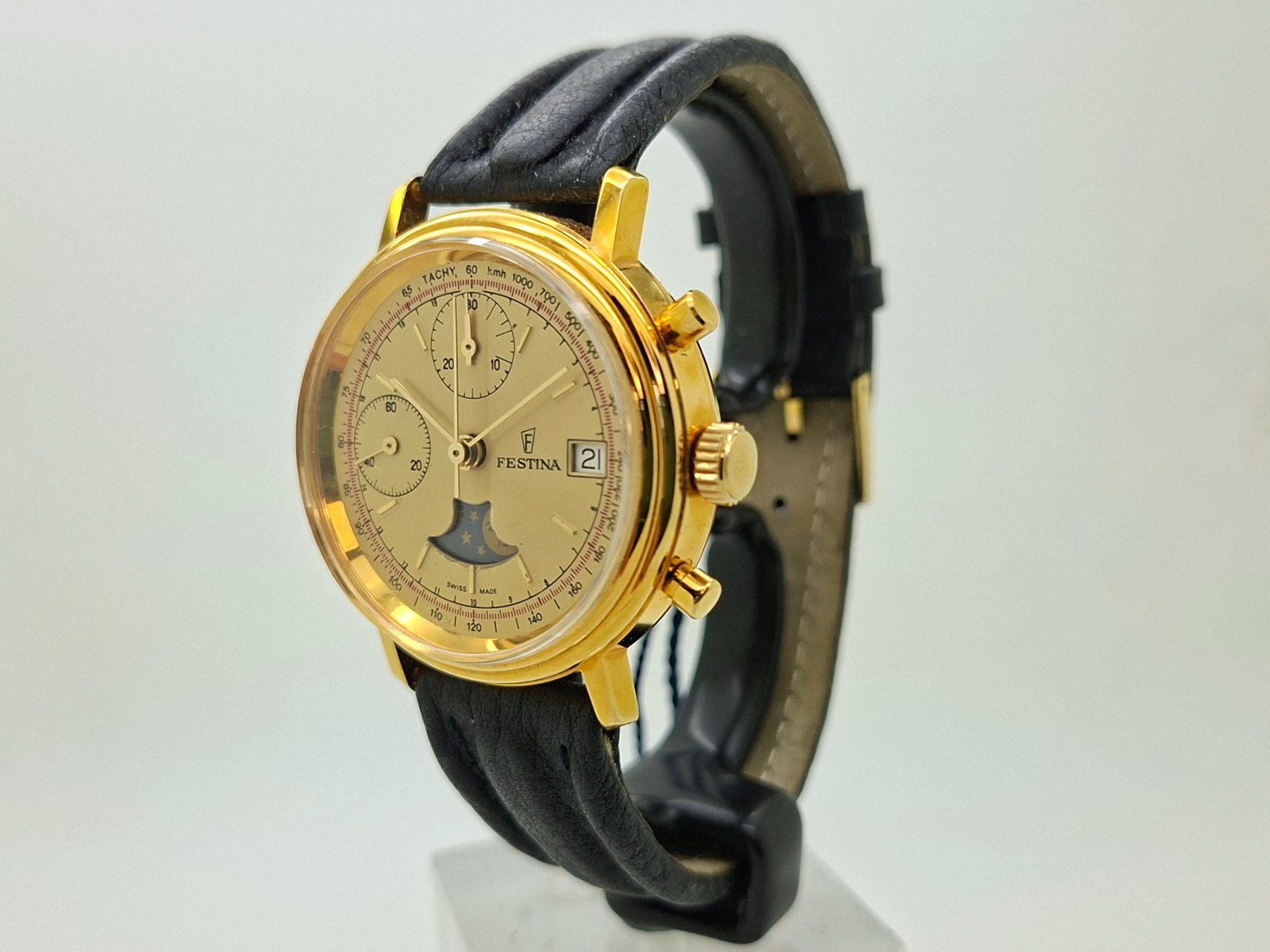 Valjoux Orologi: Chrono Valjoux 7768 moonphase – Nuovo e nell'imballaggio originale da Chexbres venduto da Finearts 4