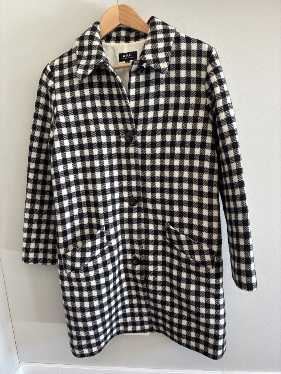 Apc Cappotti: Mantel A.P.C., Gingham, Grösse 36 – Usato da Winterthur venduto da vel_6txj